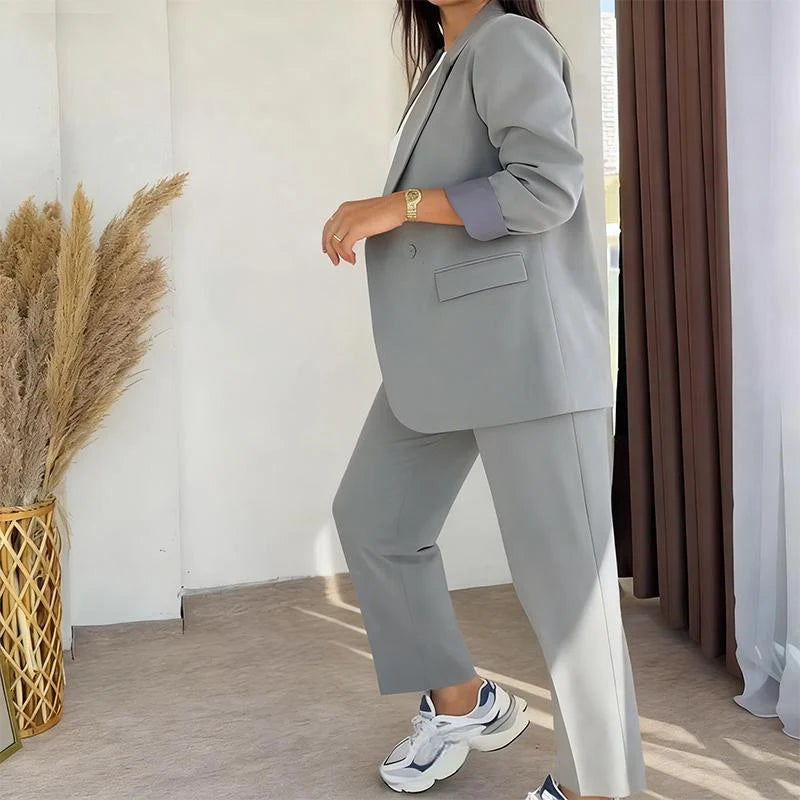 MILENA™ | CONJUNTO CLÁSICO: BLAZER Y PANTALÓN