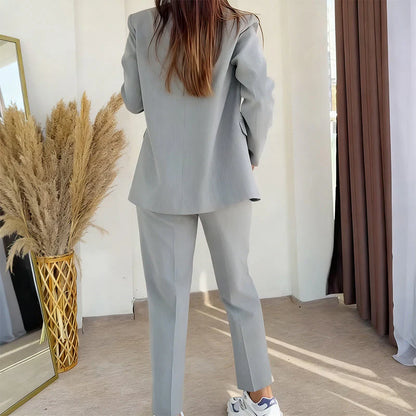 MILENA™ | CONJUNTO CLÁSICO: BLAZER Y PANTALÓN